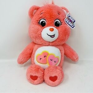 Care Bears Love A Lot Care Bear Plush W/ Tags 14”